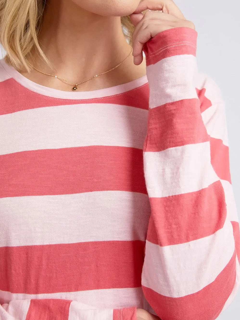 ELM SPRITZ STRIPE LONG SLEEVE TEE sold by ENNI product image thumbnail 3