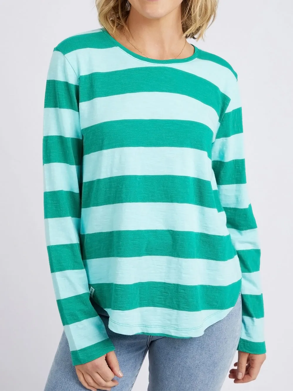 ELM SPRITZ STRIPE LONG SLEEVE TEE sold by ENNI product image thumbnail 5