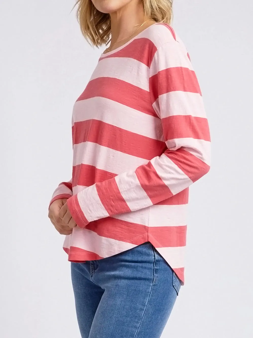 ELM SPRITZ STRIPE LONG SLEEVE TEE sold by ENNI product image thumbnail 2