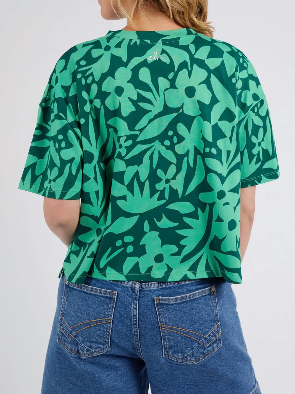 ELM STENCIL FLORAL TEE sold by ENNI product image thumbnail 4