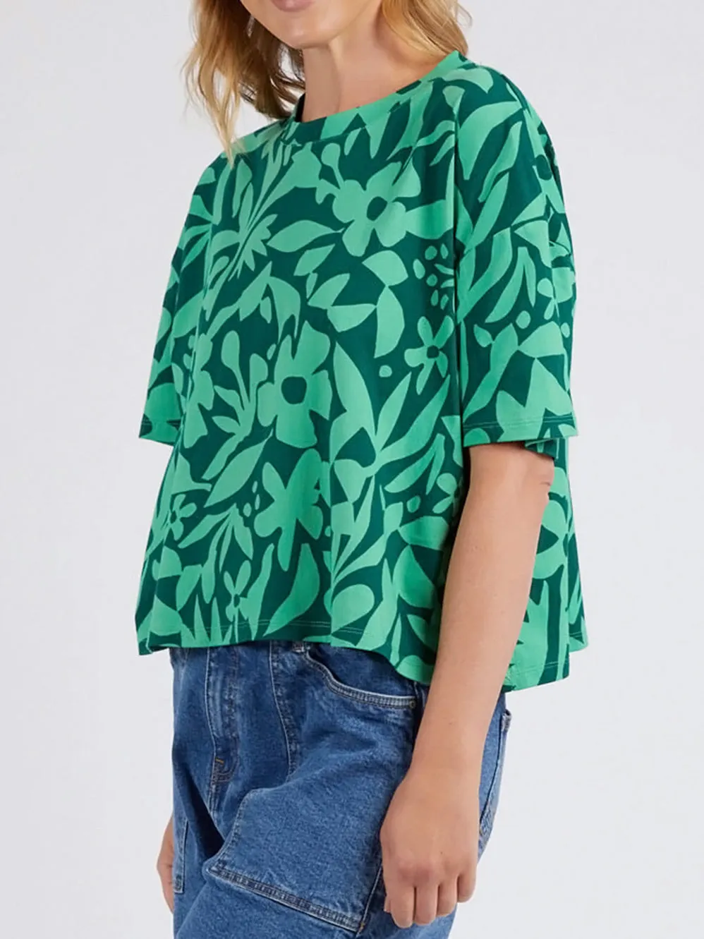ELM STENCIL FLORAL TEE sold by ENNI product image thumbnail 2