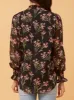 CAROLINE K MORGAN SHIRRED CUFF BLOUSE sold by ENNI