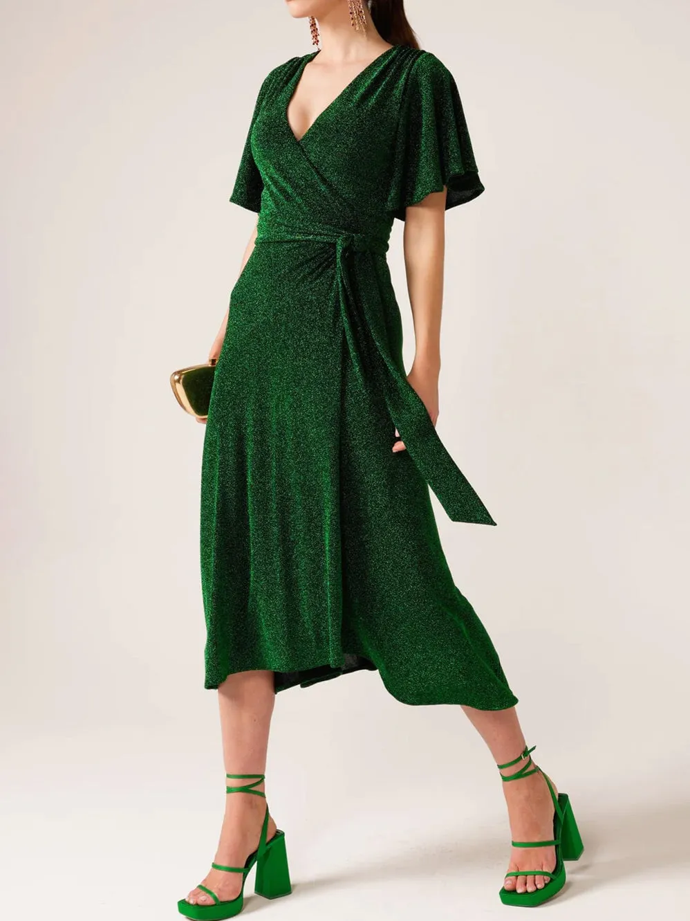 SACHA DRAKE STARGAZE WRAP DRESS sold by ENNI product image thumbnail 2