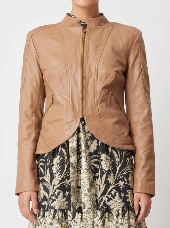 ONCE WAS HARMONY LEATHER JACKET sold by ENNI