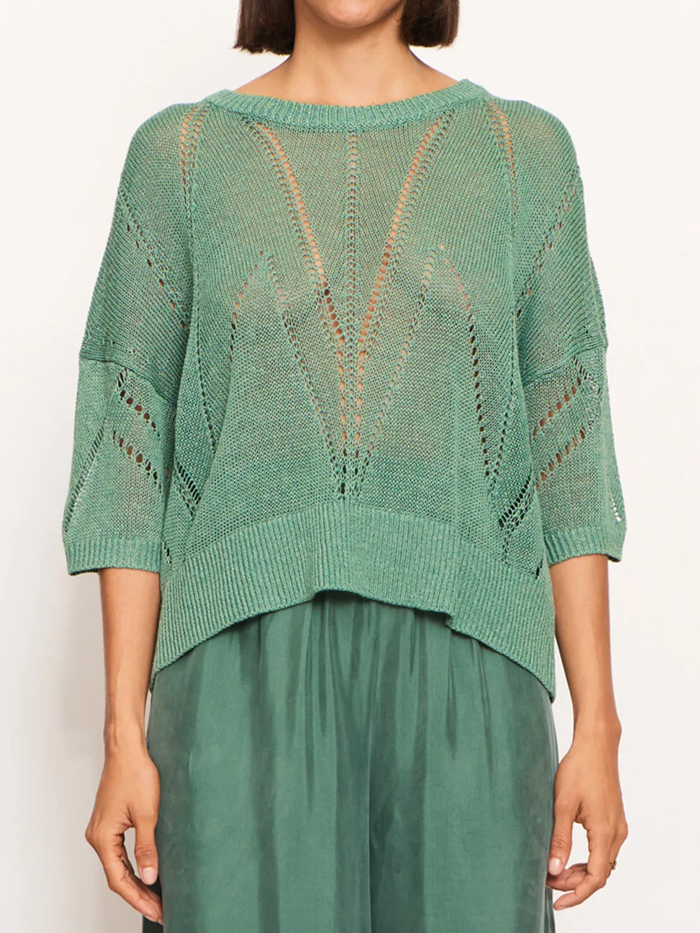 POL PIER KNIT TEE sold by ENNI product image thumbnail 4