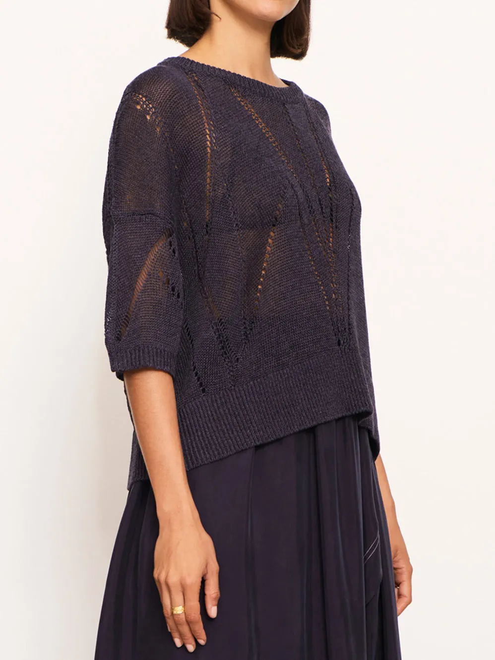 POL PIER KNIT TEE sold by ENNI product image thumbnail 2