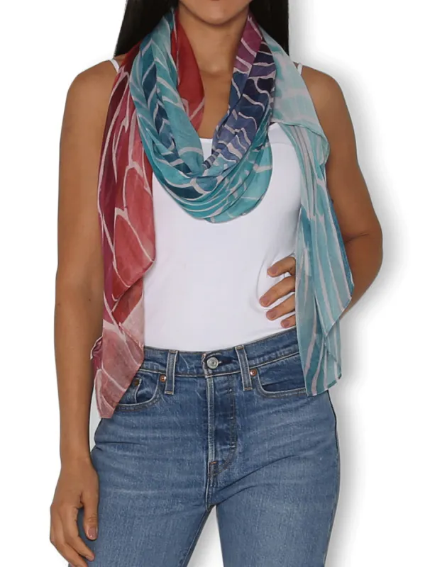 THE ARTISTS LABEL UNDER THE SEA SCARF sold by ENNI