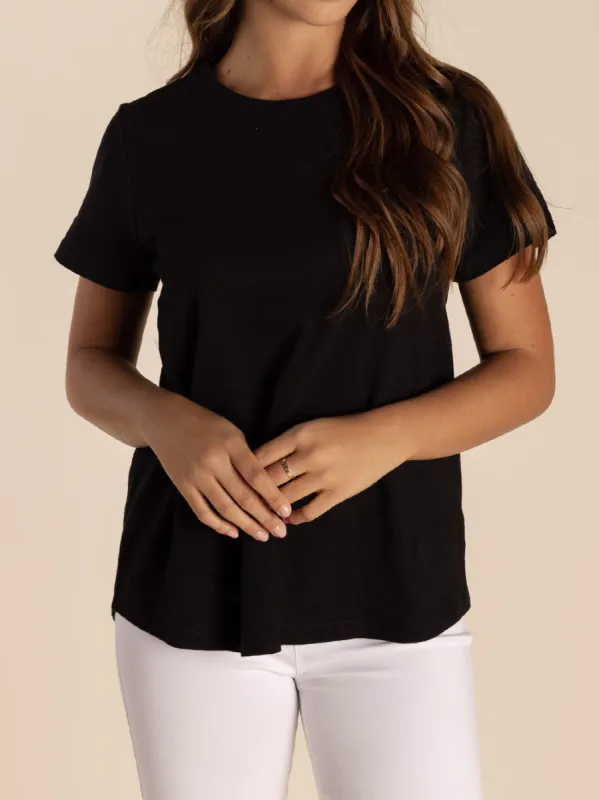 TWO-T'S BASIC CREW TEE sold by ENNI