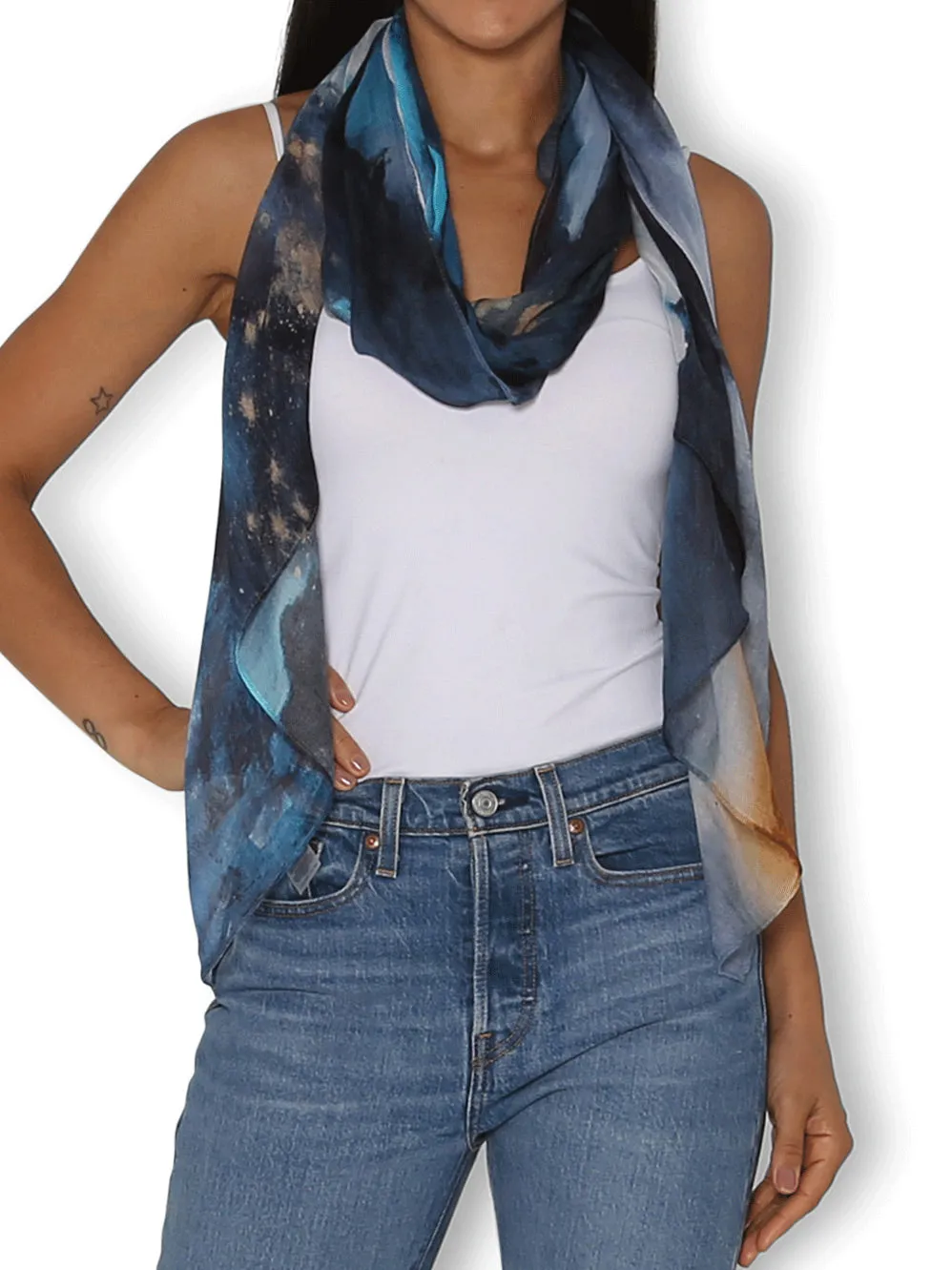 THE ARTISTS LABEL TRANSCEND SCARF sold by ENNI