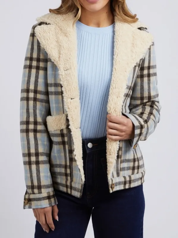 FOXWOOD DEMI CHECK JACKET made by ENNI