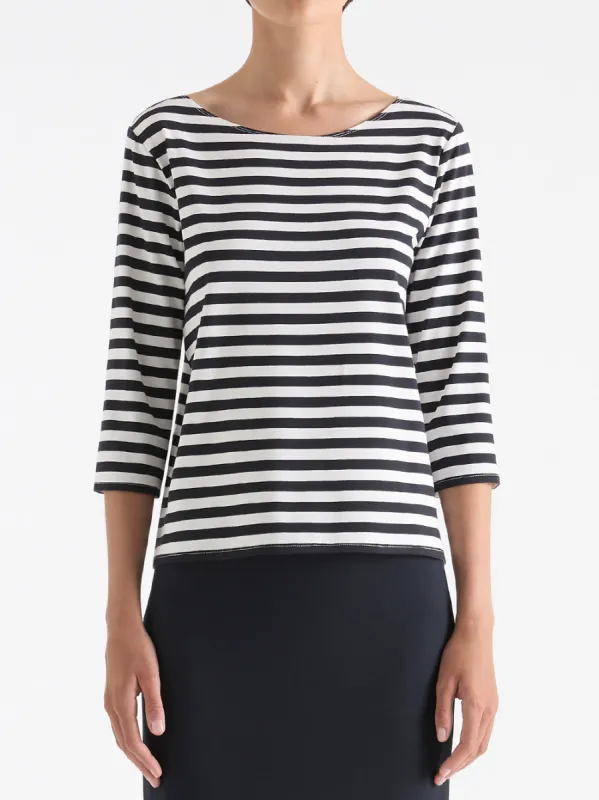 MELA PURDIE RELAXED BOAT NECK TOP sold by ENNI
