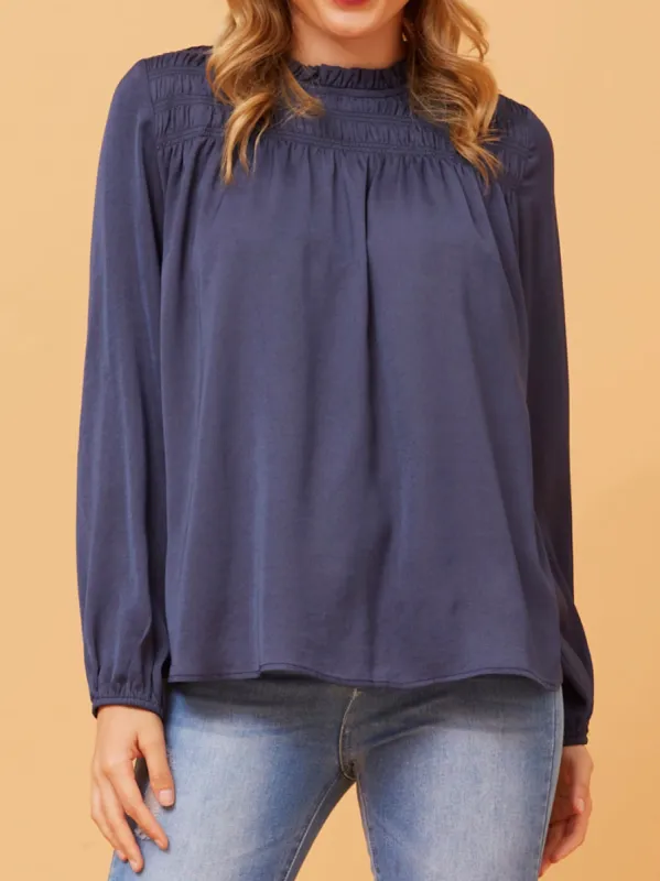 CAROLINE K MORGAN LONG SLEEVE BLOUSE sold by ENNI