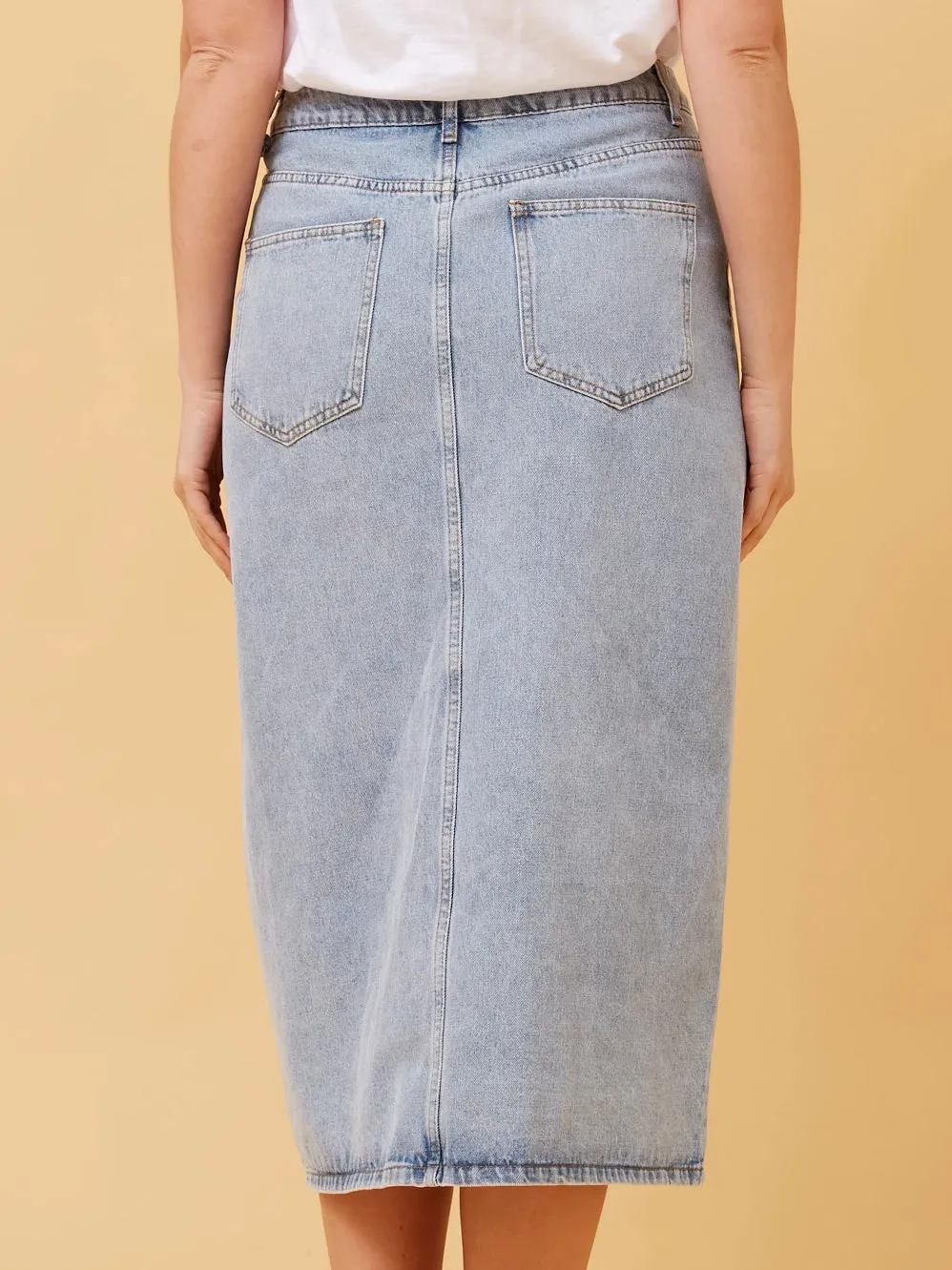 CAROLINE K MORGAN DENIM SKIRT sold by ENNI product image thumbnail 3
