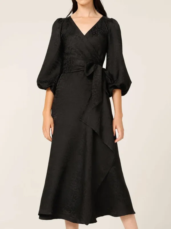 SACHA DRAKE CHATEAU WRAP DRESS sold by ENNI