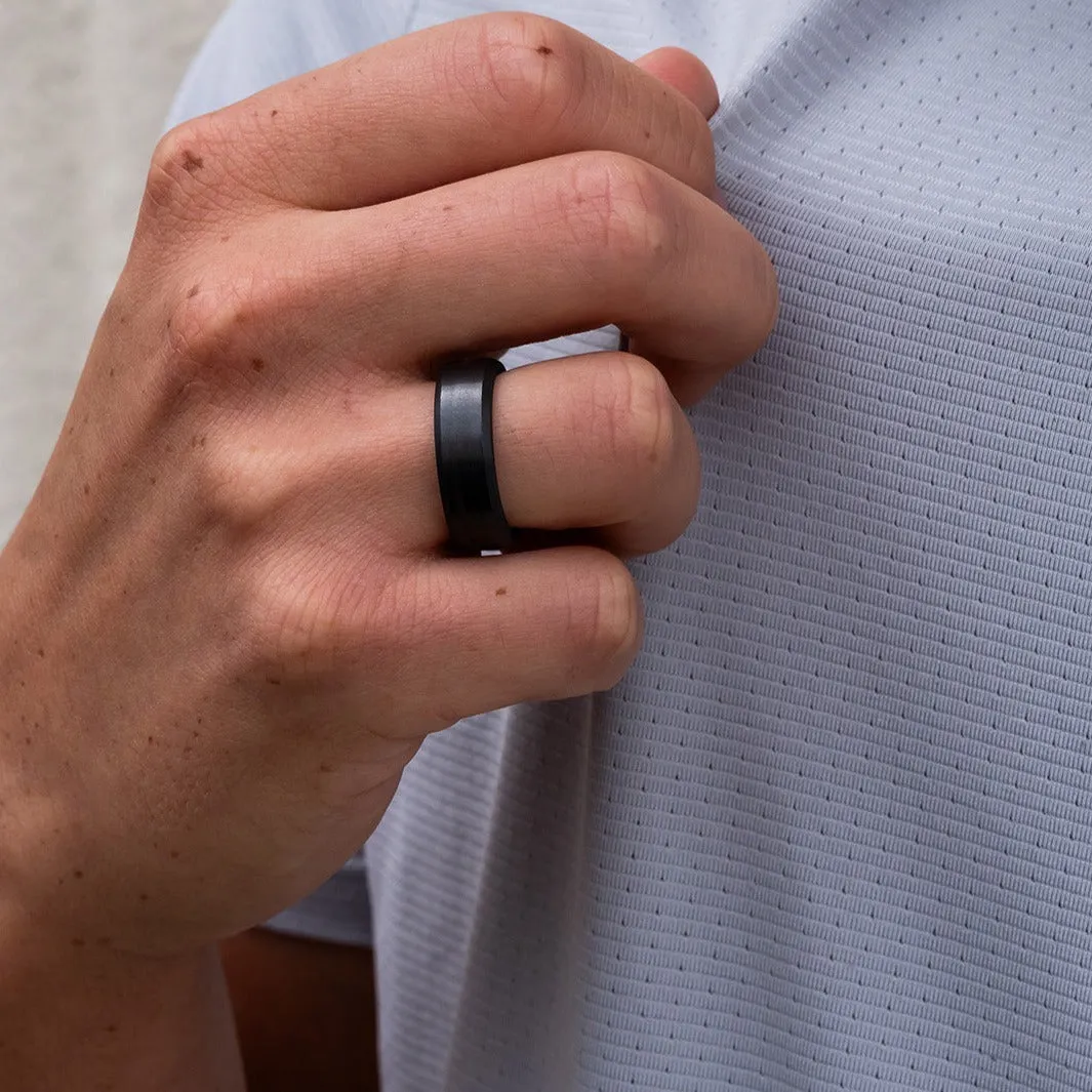 Black Diamond - Men’s Ring 7mm - ARES - Elysium Black Diamond sold by Elysium Black Diamond product image thumbnail 3