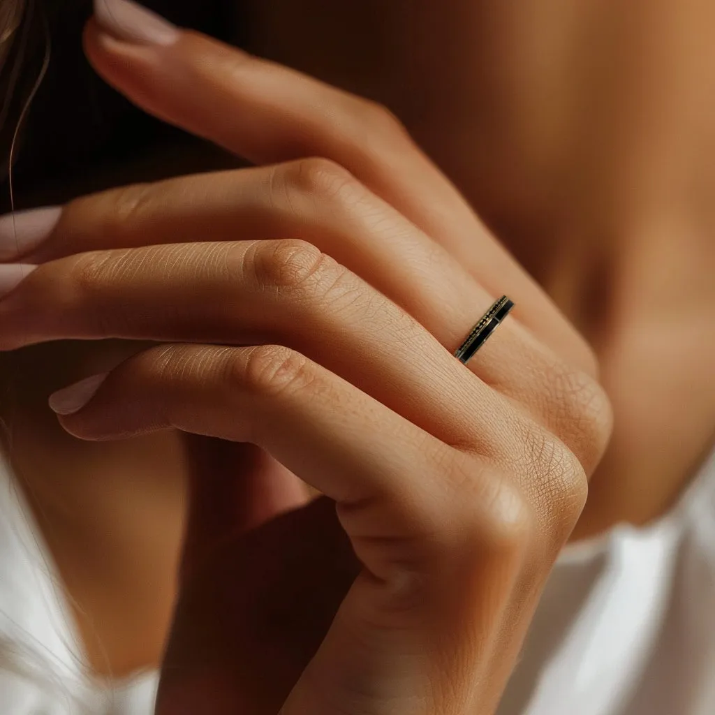 Black Diamond - Women’s Ring - HERA - 14K White Gold - Lady Elysium Black Diamond sold by Elysium Black Diamond product image thumbnail 2