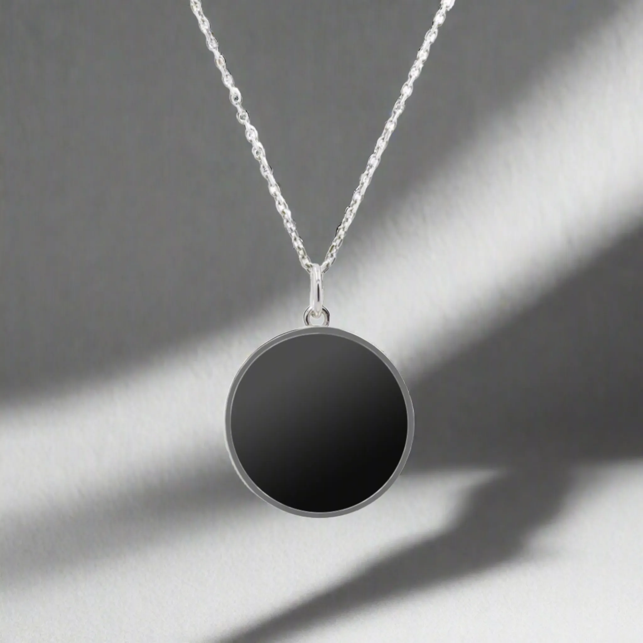 Black Diamond - Women’s 16MM Pendant Necklace - 14K White Gold - Lady Elysium Black Diamond sold by Elysium Black Diamond product image thumbnail 2