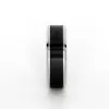 IMPERIUM ARES -  8mm - Size 12 - Satin Finish 14K White Gold w/ Black Diamond Inlay - SHIPS WITHIN 2 BUSINESS DAYS sold by Elysium Black Diamond