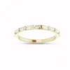Black Diamond - Women’s Ring - CLIO - 14K Yellow Gold - 1/4 CTW Baguette Diamond Anniversary Band - Lady Elysium Black Diamond sold by Elysium Black Diamond