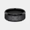 Men's Wedding Band | The Conquerer | Black Titanium | Elysium sold by Elysium Black Diamond