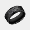 Men's Wedding Band | The Conquerer | Black Titanium | Elysium sold by Elysium Black Diamond
