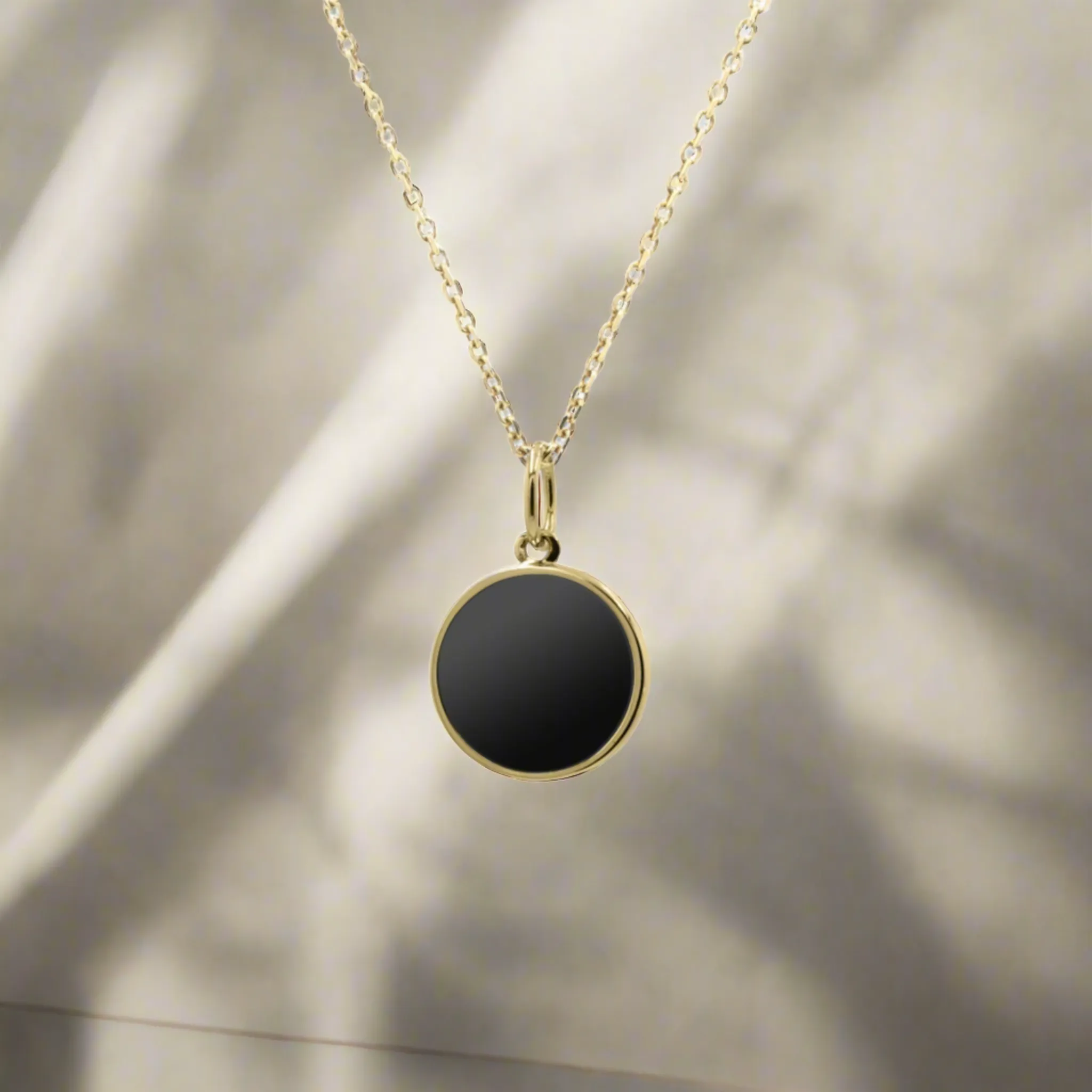 Black Diamond - Women’s 11MM Pendant Necklace - 14K Yellow Gold - Lady Elysium Black Diamond sold by Elysium Black Diamond product image thumbnail 4