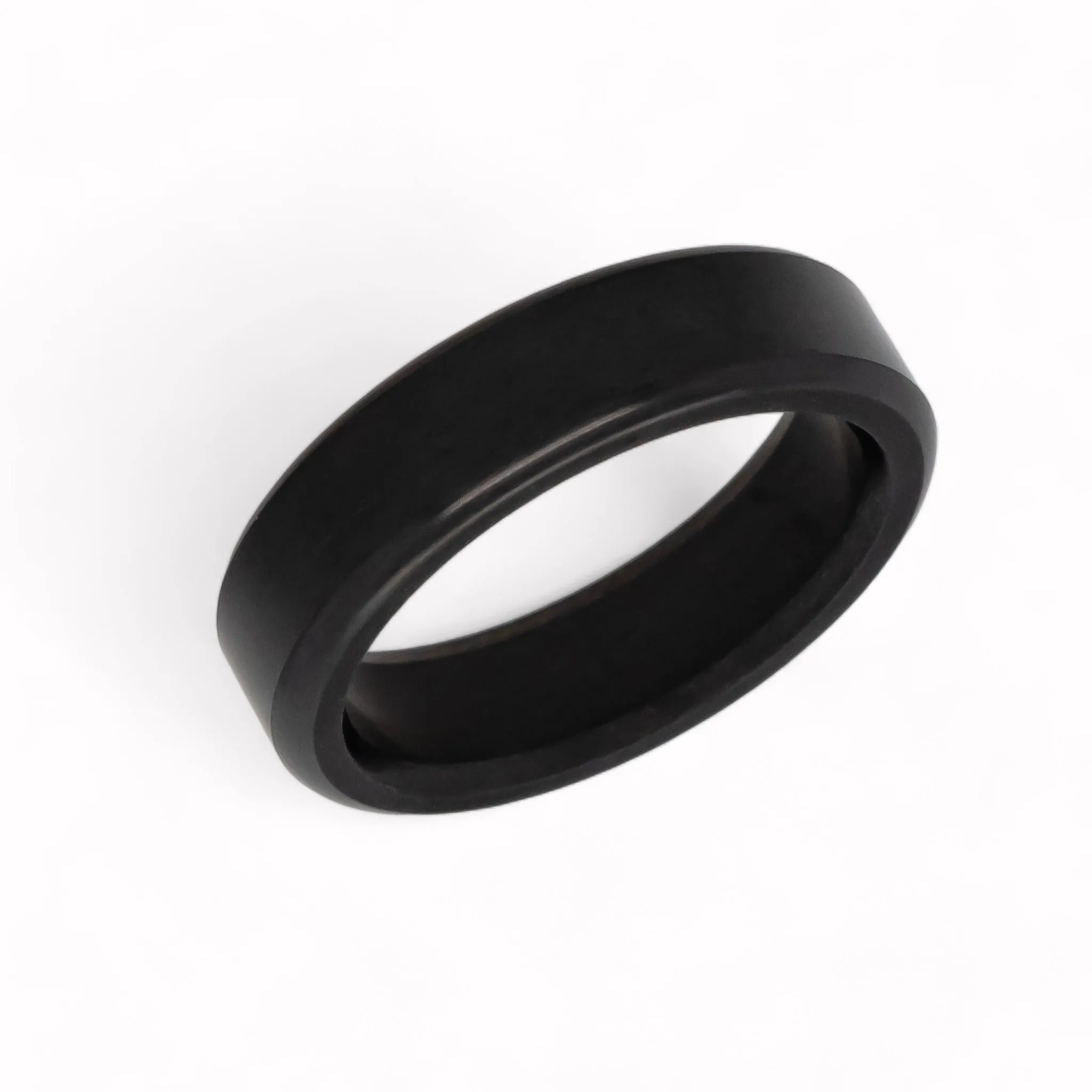 Black Diamond - Woman's Ring 6mm - KRATOS - Lady Elysium Black Diamond sold by Elysium Black Diamond