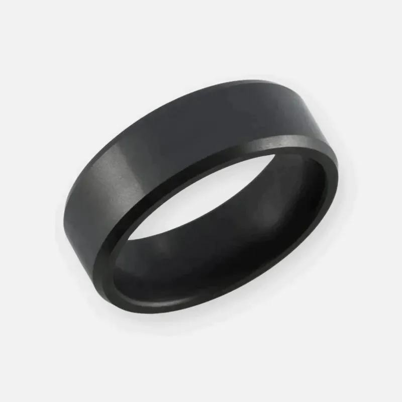ARES 8mm - Size 10 - Polished Finish - SHIPS WITHIN 2 BUSINESS DAYS sold by Elysium Black Diamond
