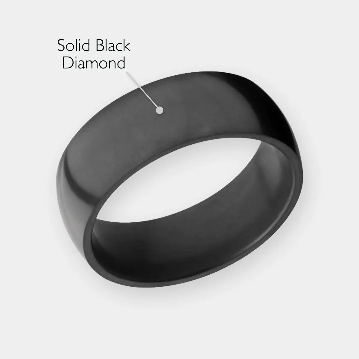 NYX 8mm - Size 10 - Matte Finish - SHIPS WITHIN 2 BUSINESS DAYS sold by Elysium Black Diamond product image thumbnail 2