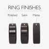 Black Diamond - Men’s Ring 8mm - Authentic Muonionalausta Meteorite Inlay With Sleeve - ARES - Elysium Black Diamond sold by Elysium Black Diamond