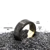 Black Diamond - Men’s Ring 8mm - Authentic Muonionalausta Meteorite Inlay With Sleeve - ARES - Elysium Black Diamond sold by Elysium Black Diamond