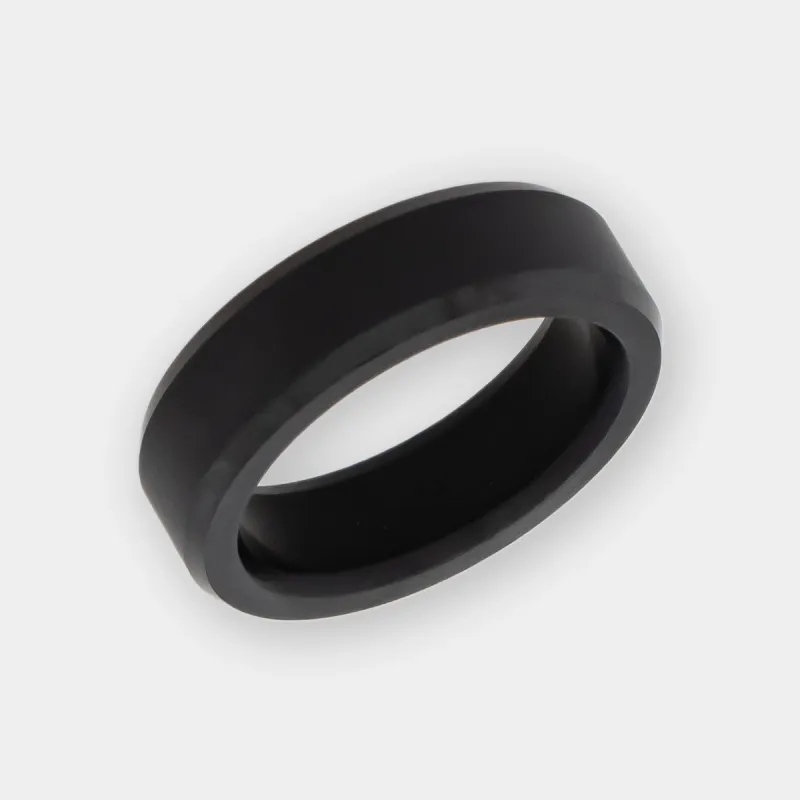 ARES - 6mm - Size 7.5 - Polished Finish - SHIPS WITHIN 2 BUSINESS DAYS sold by Elysium Black Diamond