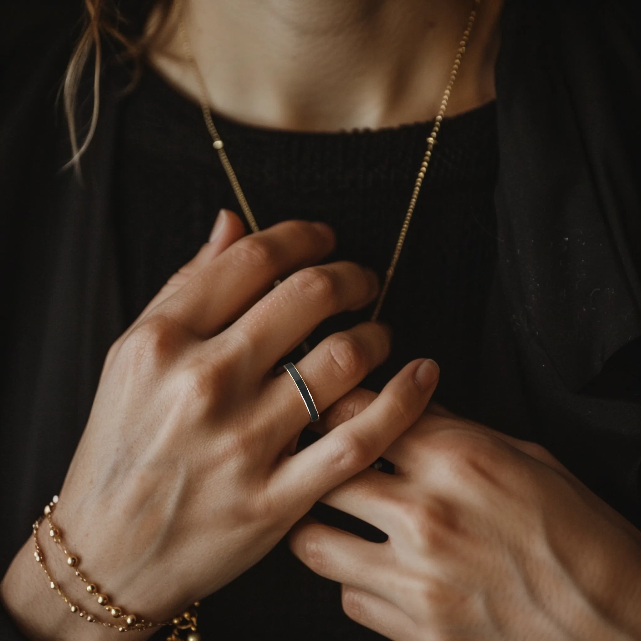 Black Diamond - Women’s Ring - THEIA - 14K White Gold - Lady Elysium Black Diamond sold by Elysium Black Diamond product image thumbnail 5