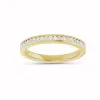 Black Diamond - Women’s Ring - ATHENA - 14K Yellow Gold - 1/5 CTW Diamond Anniversary Band - Lady Elysium Black Diamond sold by Elysium Black Diamond