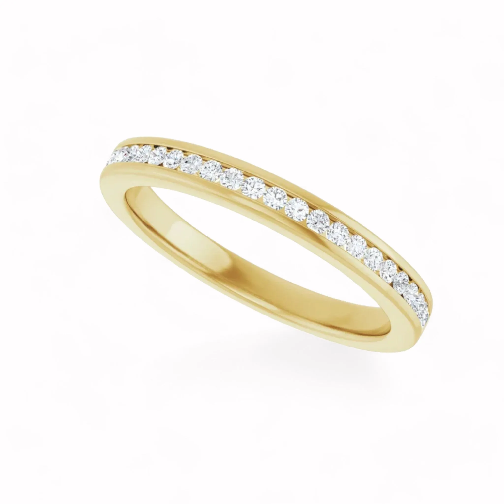 Black Diamond - Women’s Ring - ATHENA - 14K Yellow Gold - 1/5 CTW Diamond Anniversary Band - Lady Elysium Black Diamond sold by Elysium Black Diamond product image thumbnail 5