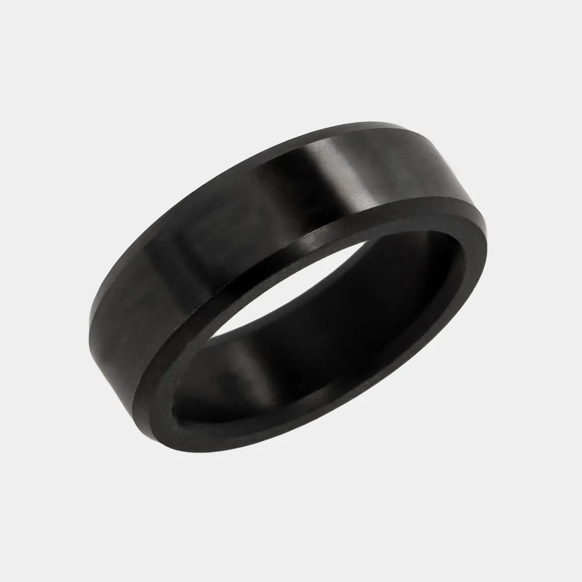 ARES - 7mm - Size 8.5 - Polished Finish - SHIPS WITHIN 2 BUSINESS DAYS sold by Elysium Black Diamond