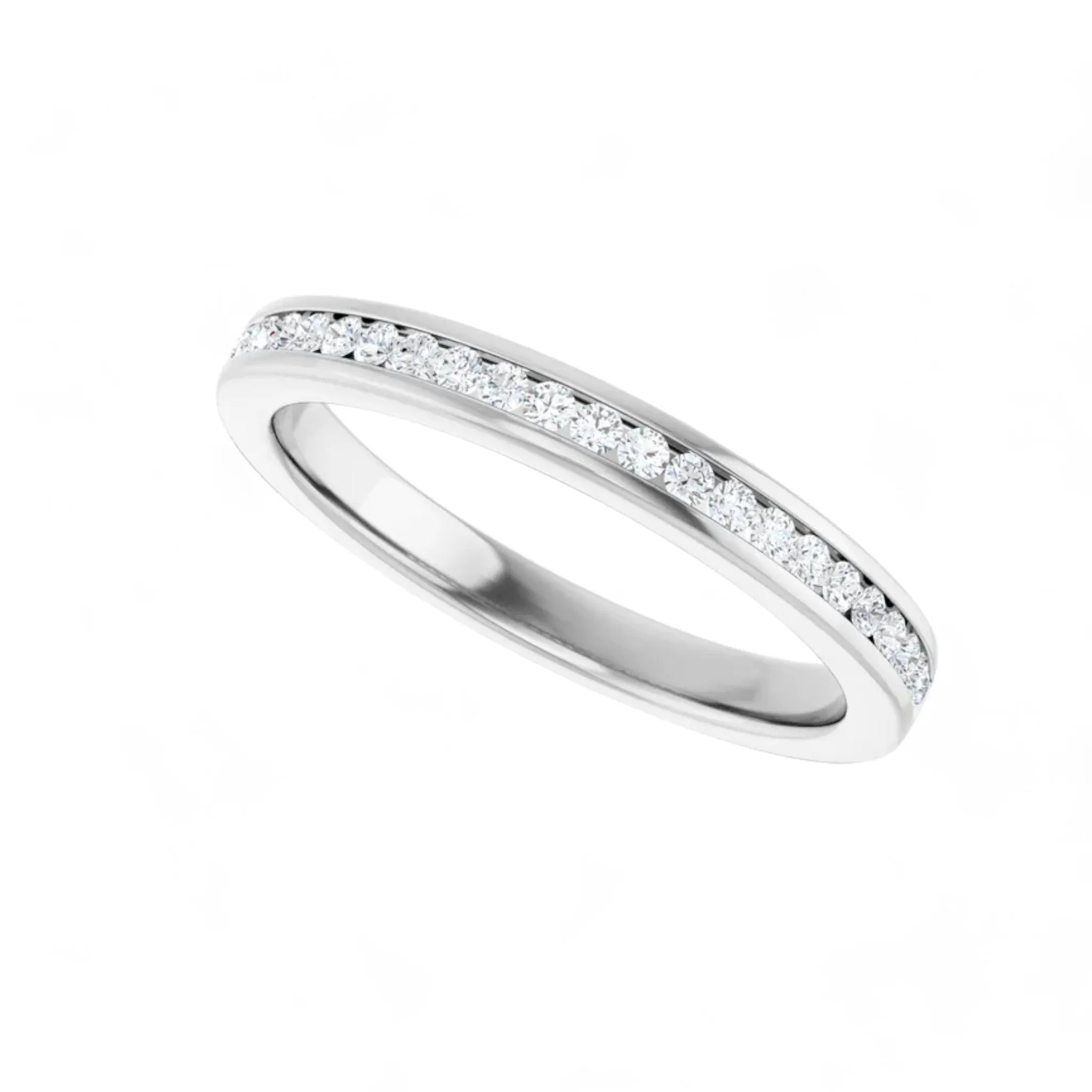 Black Diamond - Women’s Ring - ATHENA - 14K White Gold - 1/5 CTW Diamond Anniversary Band - Lady Elysium Black Diamond sold by Elysium Black Diamond product image thumbnail 5