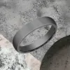 Men's Wedding Band | The Baron | Tantalum Dark | Elysium sold by Elysium Black Diamond
