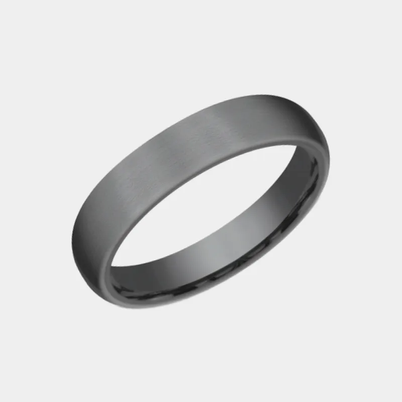 Men's Wedding Band | The Baron | Tantalum Dark | Elysium sold by Elysium Black Diamond