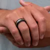 Black Diamond - Men’s Ring 8mm - 24k Yellow Gold Inlay - ARES - Elysium Black Diamond sold by Elysium Black Diamond