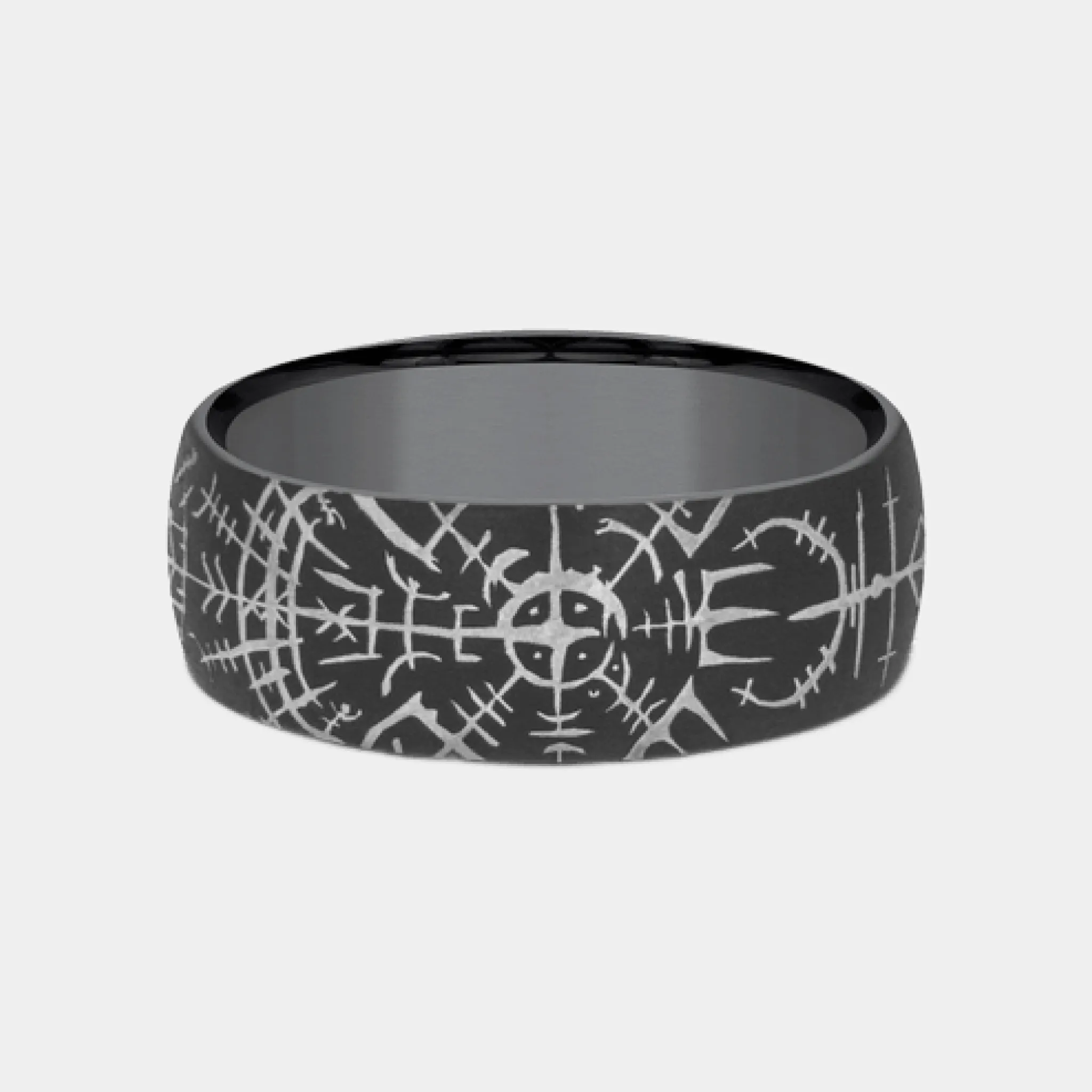 Men's Wedding Band | The Viking | Tantalum Dark | Elysium sold by Elysium Black Diamond product image thumbnail 2