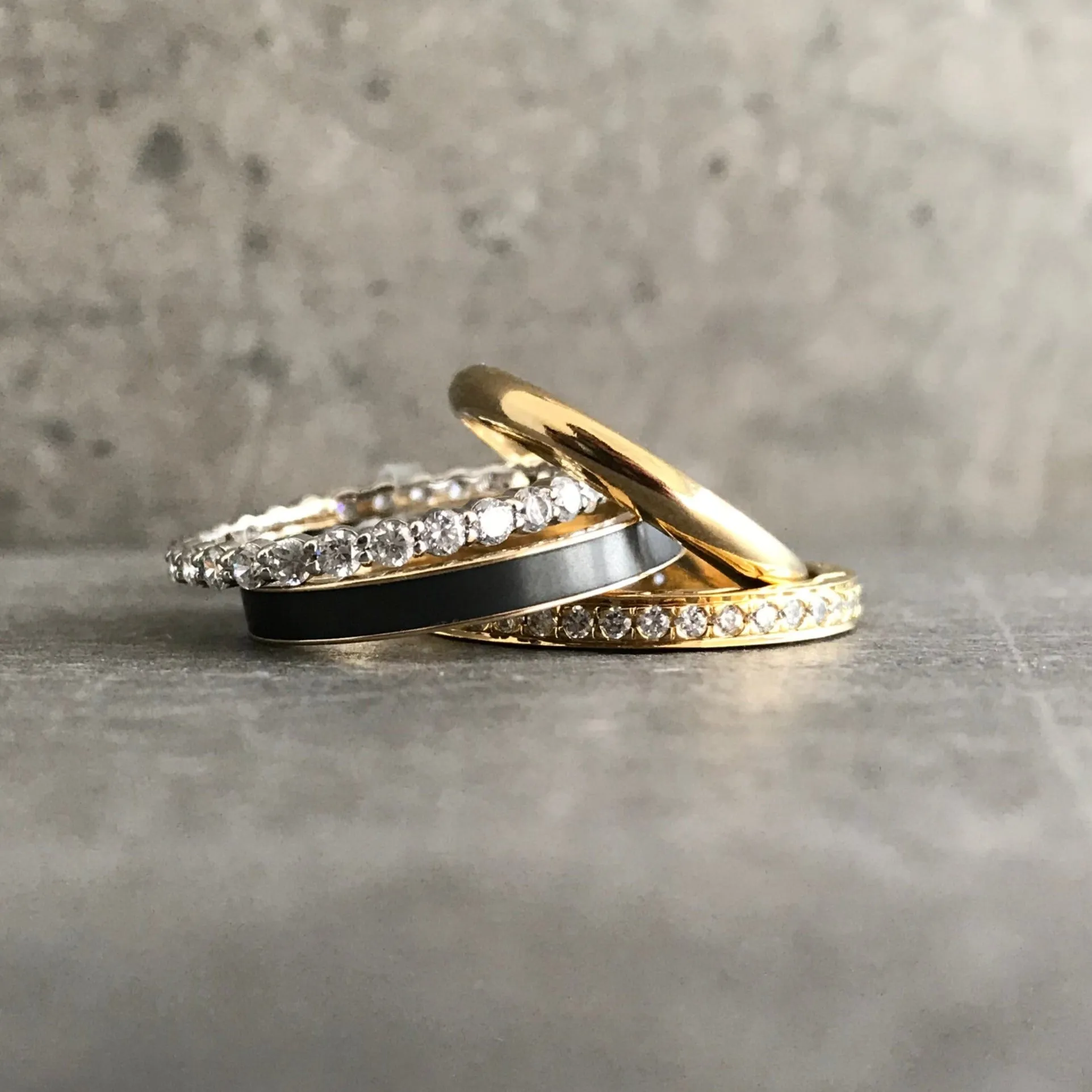 Black Diamond - Women’s Ring - THEIA - 14K Yellow Gold - Lady Elysium Black Diamond sold by Elysium Black Diamond product image thumbnail 3