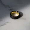 ARES 8mm - Size 8.5 - Matte - 14k Yellow Gold Sleeve - SHIPS WITHIN 2 BUSINESS DAYS sold by Elysium Black Diamond