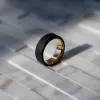 ARES 8mm - Size 8.5 - Matte - 14k Yellow Gold Sleeve - SHIPS WITHIN 2 BUSINESS DAYS sold by Elysium Black Diamond