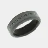 Black Diamond - Men’s Ring 7mm - Authentic Muonionalausta Meteorite Inlay - ARES - Elysium Black Diamond sold by Elysium Black Diamond