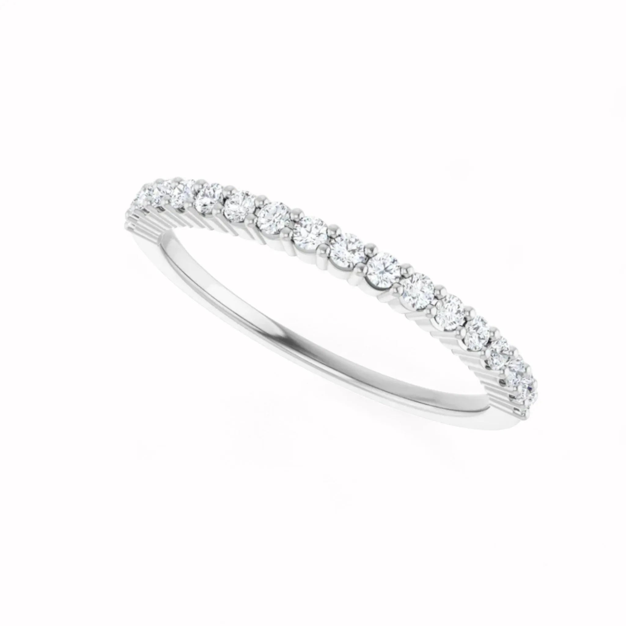 Black Diamond - Women’s Ring - CIRCE - 14K White Gold - 1/4 CTW Diamond Anniversary Band - Lady Elysium Black Diamond sold by Elysium Black Diamond product image thumbnail 5