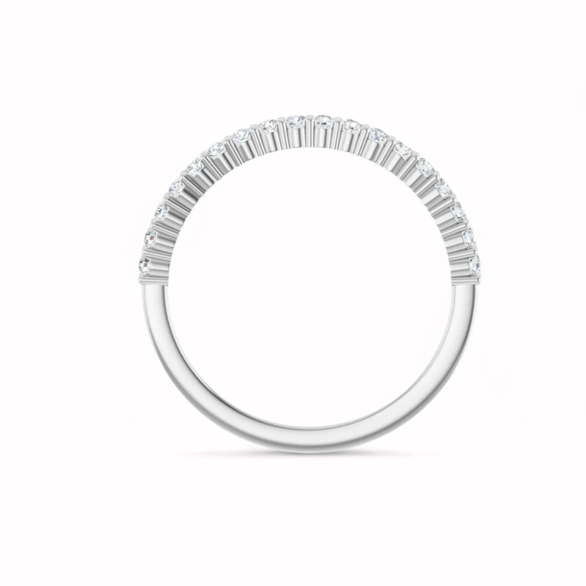 Black Diamond - Women’s Ring - CIRCE - 14K White Gold - 1/4 CTW Diamond Anniversary Band - Lady Elysium Black Diamond sold by Elysium Black Diamond product image thumbnail 2