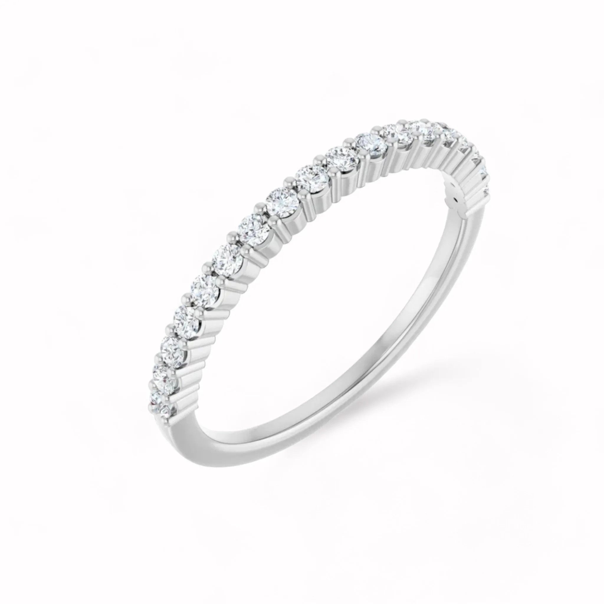 Black Diamond - Women’s Ring - CIRCE - 14K White Gold - 1/4 CTW Diamond Anniversary Band - Lady Elysium Black Diamond sold by Elysium Black Diamond