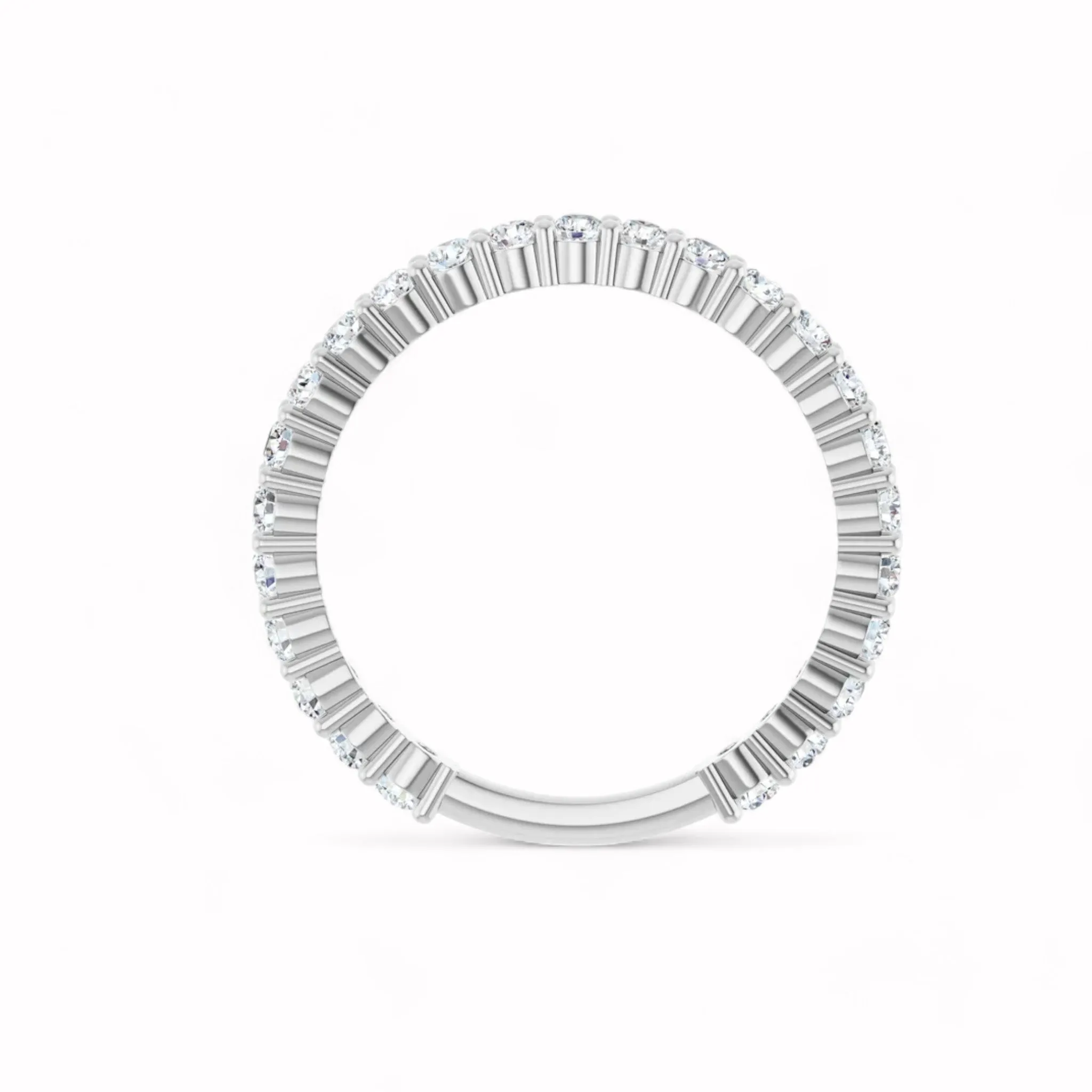 Black Diamond - Women’s Ring - APHRODITE - 14K White Gold - 7/8 CTW Diamond Anniversary Band - Lady Elysium Black Diamond sold by Elysium Black Diamond product image thumbnail 2