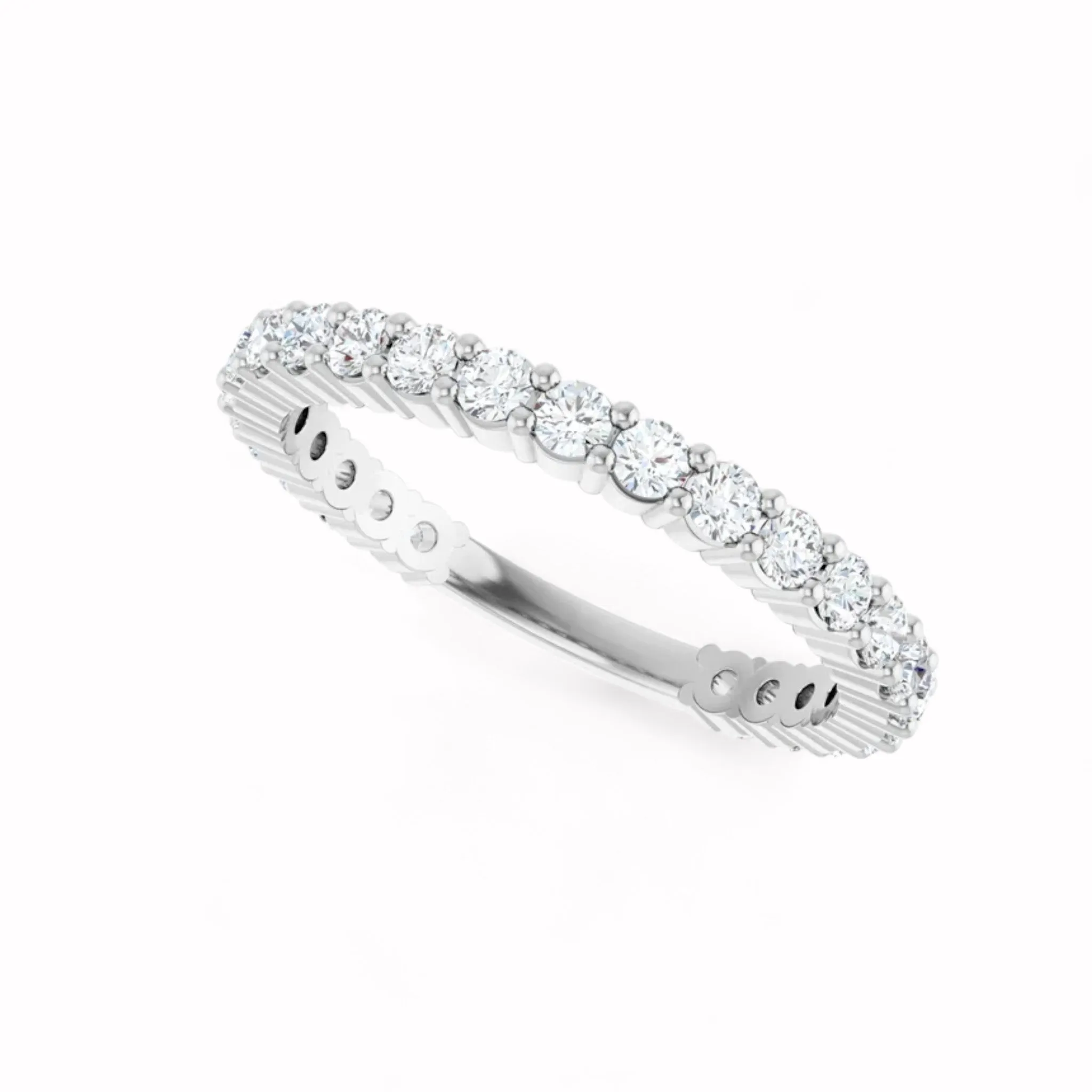 Black Diamond - Women’s Ring - APHRODITE - 14K White Gold - 7/8 CTW Diamond Anniversary Band - Lady Elysium Black Diamond sold by Elysium Black Diamond product image thumbnail 5